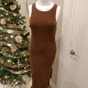 Forever 21 Brown Tank Dress Size Large